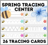 Spring Tracing Cards Center | 26 Tracing Cards | Fine Moto