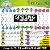 Spring Tracing Lines Clipart Set {Zip-A-Dee-Doo-Dah Designs}