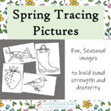 Spring Tracing Pictures: Seasonal Pre-writing Montessori Activity