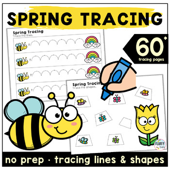 Spring Tracing Worksheets Activities For Preschool Theme Flower