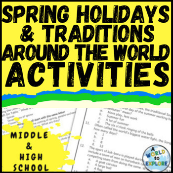 Preview of Spring Traditions Around the World Activities