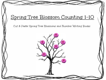 Preview of Spring Tree Bud Counting, Cutting, Gluing & Writing