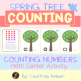 Spring Tree Counting Math Center Activity