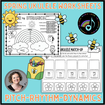 Preview of Spring Ukulele Worksheets