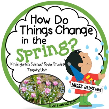 Preview of Spring Unit Kindergarten Science Social Studies