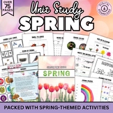 Spring Unit Study, Spring Worksheets, Activities, Games, F