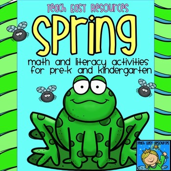 Preview of Spring Math and Literacy Unit for Pre-K to K
