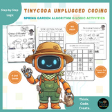 Spring Unplugged Coding & Logic Activities | Garden Algorithms & Patterns