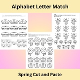 Spring Uppercase and Lowercase Letter Match, Set of 3 Work
