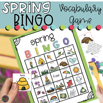 Preview of Spring Vocabulary Bingo
