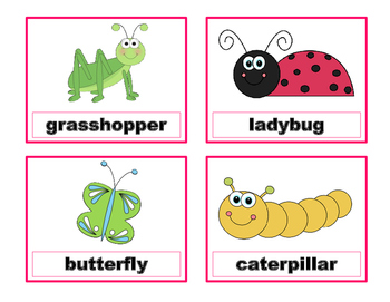  Spring Vocabulary  Cards by DESpeechie Teachers Pay Teachers