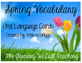 Spring Vocabulary Cards for Oral Language Development