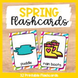 Spring Vocabulary Flashcards for ESL Vocabulary Practice, 