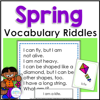 Preview of Spring Vocabulary Activities -  Comprehension, Inference, & Drawing Conclusions