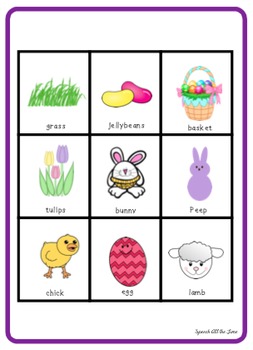 Spring Vocabulary For Cariboo, Zingo, Connect 4 & Cariboo Island