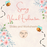 Spring Vocal Exploration Slides and Worksheets