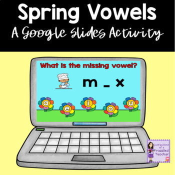 Preview of Spring Vowels Activity | CVC Words