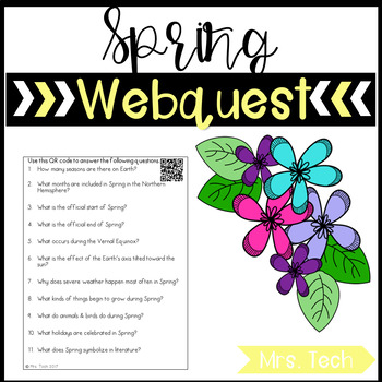 Preview of Spring Webquest