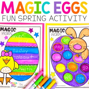 Preview of Spring Craft | Egg Sight Word Practice | Easter Craft