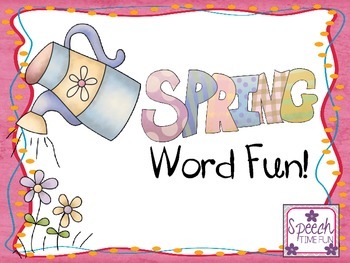 Preview of Spring Word Fun