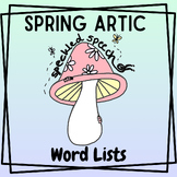 Spring Word Lists Bundle - 25 Speech Sounds!