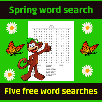 Preview of Spring Word Search