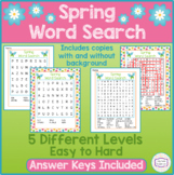 Spring Word Search - Fun Games & Activities