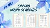 Spring Coloring and Word Search Packet