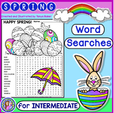 Spring Word Searches - Intermediate {Gr 4-7}