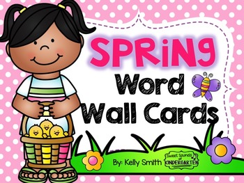 Preview of Spring Word Wall Cards!