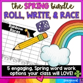 Spring Word Work : Engaging & Editable! 5 FUN Options for 