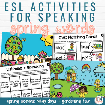 Preview of Spring Words ESL Activities for Speaking