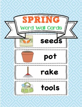 Image result for SPRING WORD WALL