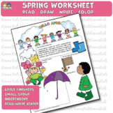 Spring Worksheet FREEbie (Karen's Kids Printables)