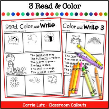 Spring Worksheets by Carrie Lutz | Teachers Pay Teachers