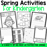Spring Worksheets and Activities for Kindergarten