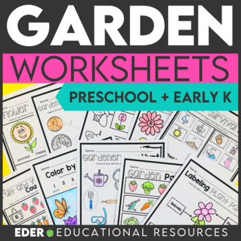Spring Worksheets for Preschool | Garden Preschool Worksheets PreK ...