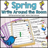Write Around the Room Spring | Differentiated Sight Word S