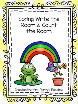 Preview of Spring Write and Count the Room