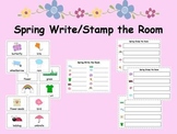 Spring Write and Stamp the Room Activities