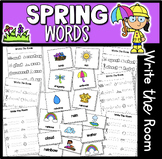 Spring Write the Room Center or Morning Work Kindergarten 