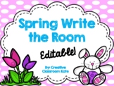 Spring Write the Room {Editable}