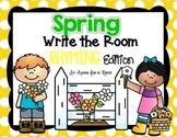Spring Write the Room - Rhyming Edition