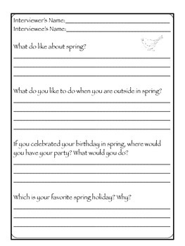 Spring Writing by Lessons From The Classroom | TPT