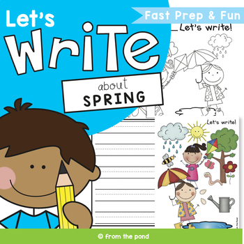Spring Writing by From the Pond | Teachers Pay Teachers