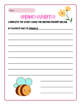 Spring Writing by Third with Mrs S | TPT