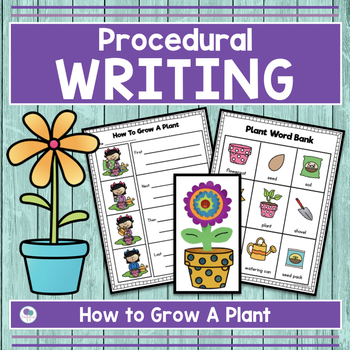 Preview of Spring Writing Prompts 1st Grade Kindergarten How To Plant A Seed Grow A Flower