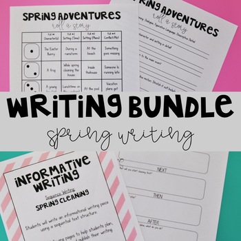 Preview of Spring Writing Activities - Bundle