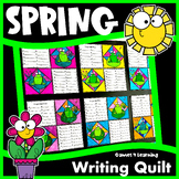 Spring Writing Activities: Writing Prompts Quilt for Sprin
