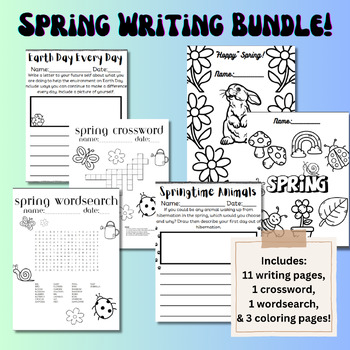 Preview of Spring Writing Bundle